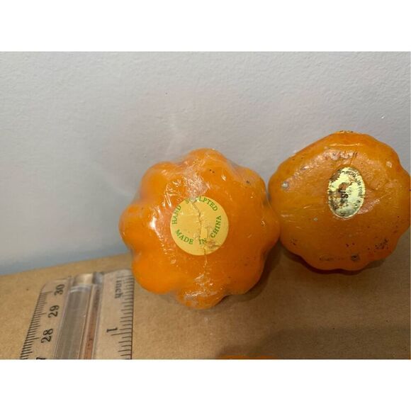 Halloween Tea Light Mini Candle Lot-6 Candles Vintage 1” Small NEW Fast Shipping - Picture 3 of 4